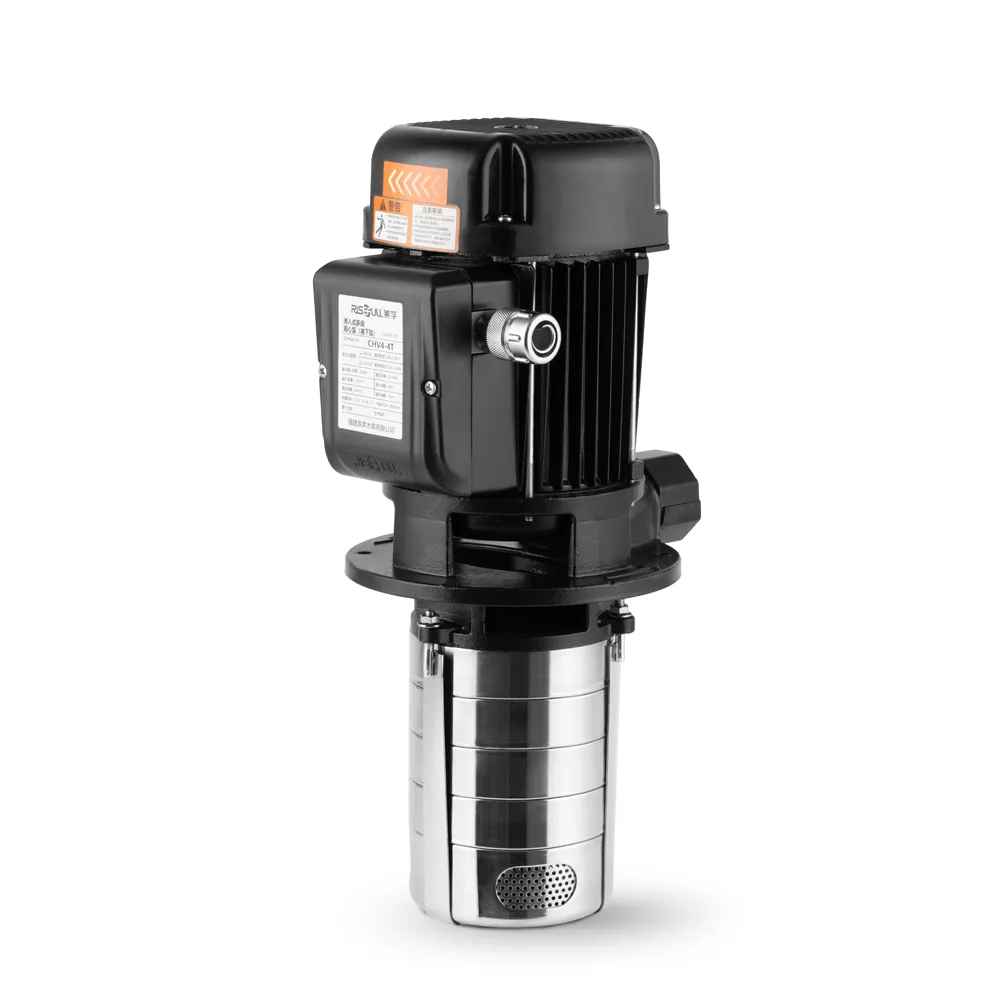 Risefull Bomba eléctrica de alta presión Uso comercial Flujo nominal 2M³/h Sumergible Acero inoxidable Vertical Multietapa